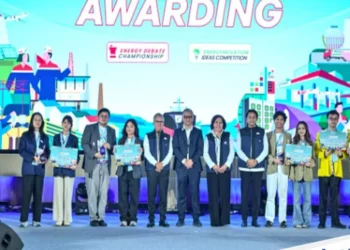 Logo dan identitas Pertamina pada pengumuman pemenang PGTC 2026 di Jakarta