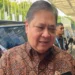 Menko Perekonomian Airlangga Hartarto berbicara dalam acara FEKDI x IFSE 2026 di Jakarta