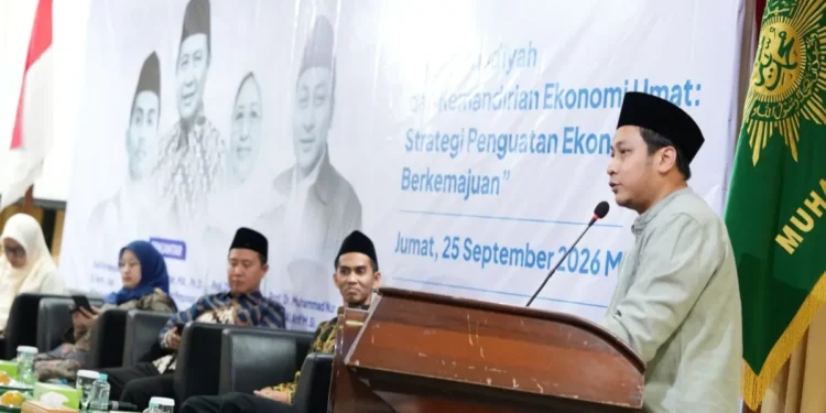 Pengajian Umum Pimpinan Pusat Muhammadiyah di Gedung Dakwah Muhammadiyah Jakarta membahas gerakan ekonomi akar rumput