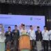 Menteri Haji dan Umrah Mochamad Irfan Yusuf membuka Ekspo UMKM dan Ekosistem Haji & Umrah 2026 di Stadion Wilis, Madiun