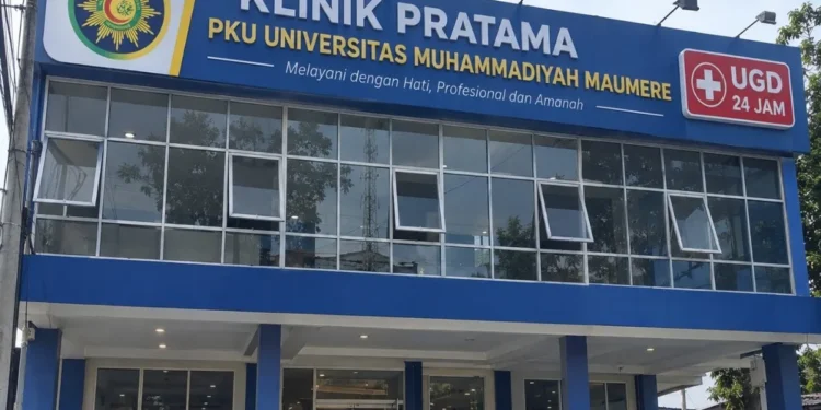 Peresmian Klinik Pratama PKU Unimof Maumere oleh Ketua PP Muhammadiyah dr. Agus Taufiqurrahman