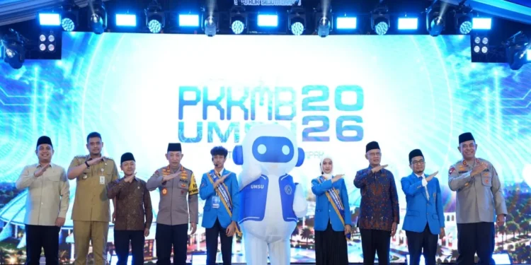 Pembukaan PKKMB UMSU 2026 di Medan dihadiri Haedar Nashir, Kapolri Listyo Sigit Prabowo, dan Gubernur Sumatera Utara Bobby Nasution.