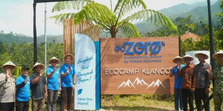 Kegiatan GoZero% Goes to Klangon Telkom di Bukit Klangon, Sleman, dengan konservasi lingkungan dan pemberdayaan masyarakat