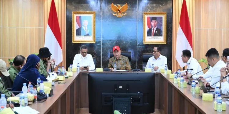 Audiensi DPN KNARA dengan Kemensetneg membahas 37 kasus konflik agraria di Ruang Aspirasi Gedung Sayap Timur