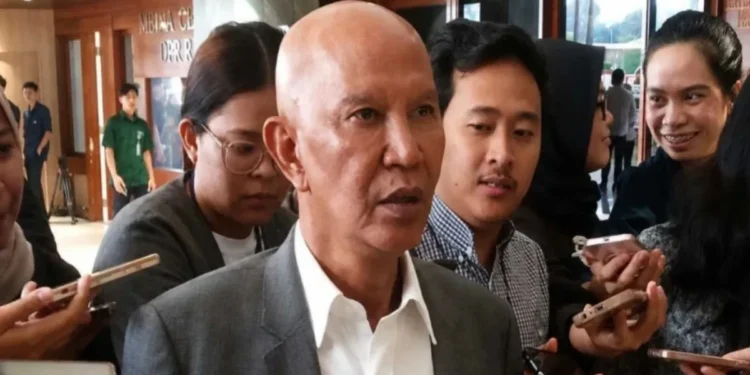 Ketua Banggar DPR RI Said Abdullah saat melaporkan hasil pembahasan RAPBN 2027 di Kompleks Parlemen, Jakarta